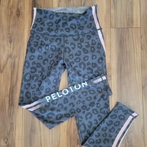 Peloton x WITH pink and grey leggings size M